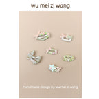 Spring Floral Grooming Comb Clips for Small Dogs & Cats | Vintage Pet Hair Accessories Pet Hair Clip wumeiziwang