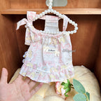 Monet Garden Print Cotton Pet Dress Pet Dress Miya