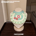 FOOTSTEP - Lucky Apple Double Ruffle Pet Bib Pet Bibs FOOTSTEP