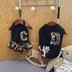 Leopard Print Streetwear Pet Outfit for Small Dogs & Cats Pet Top Miya