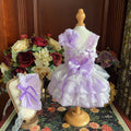 Amya - Lavender Sparkle Lolita Pet Dress Pet Dress Amya