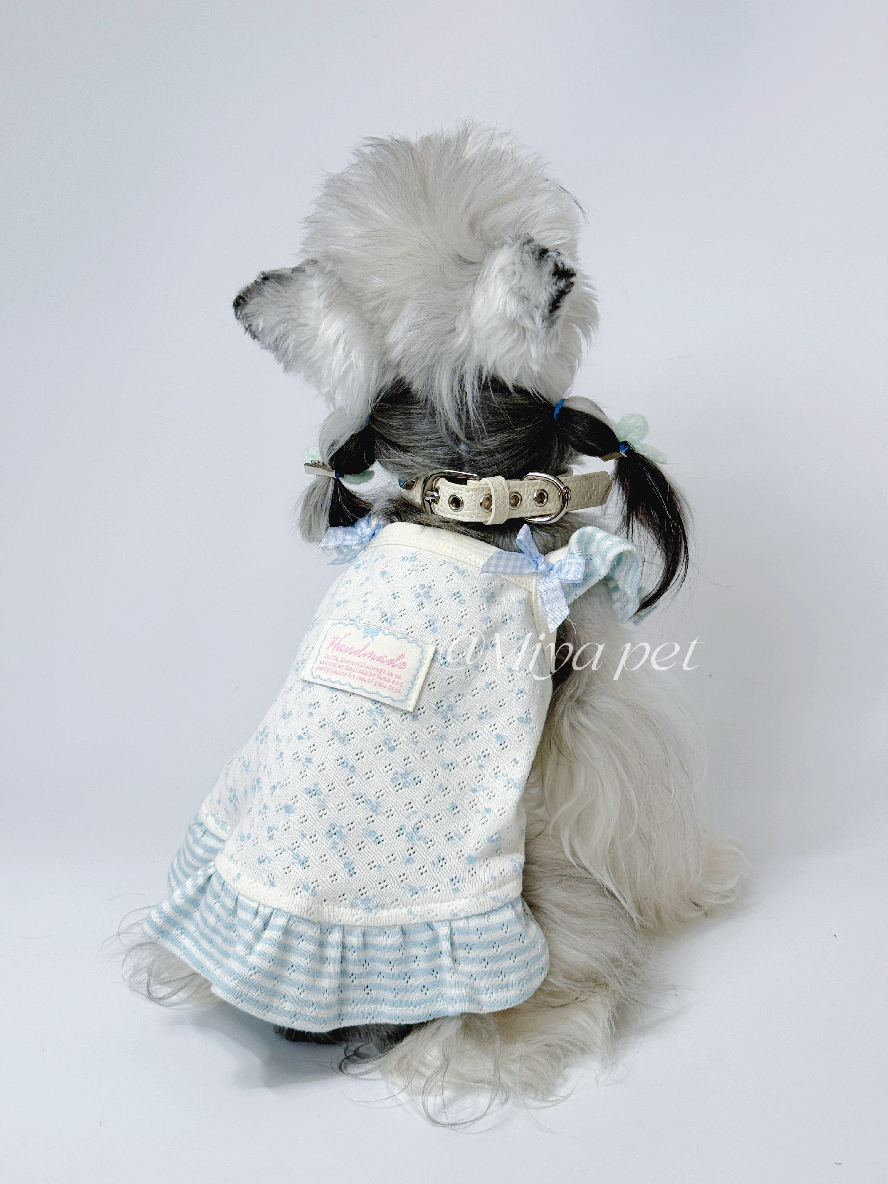 Floral Mesh Ruffle Pet Dress for Small Dogs & Cats Pet Dress Miya