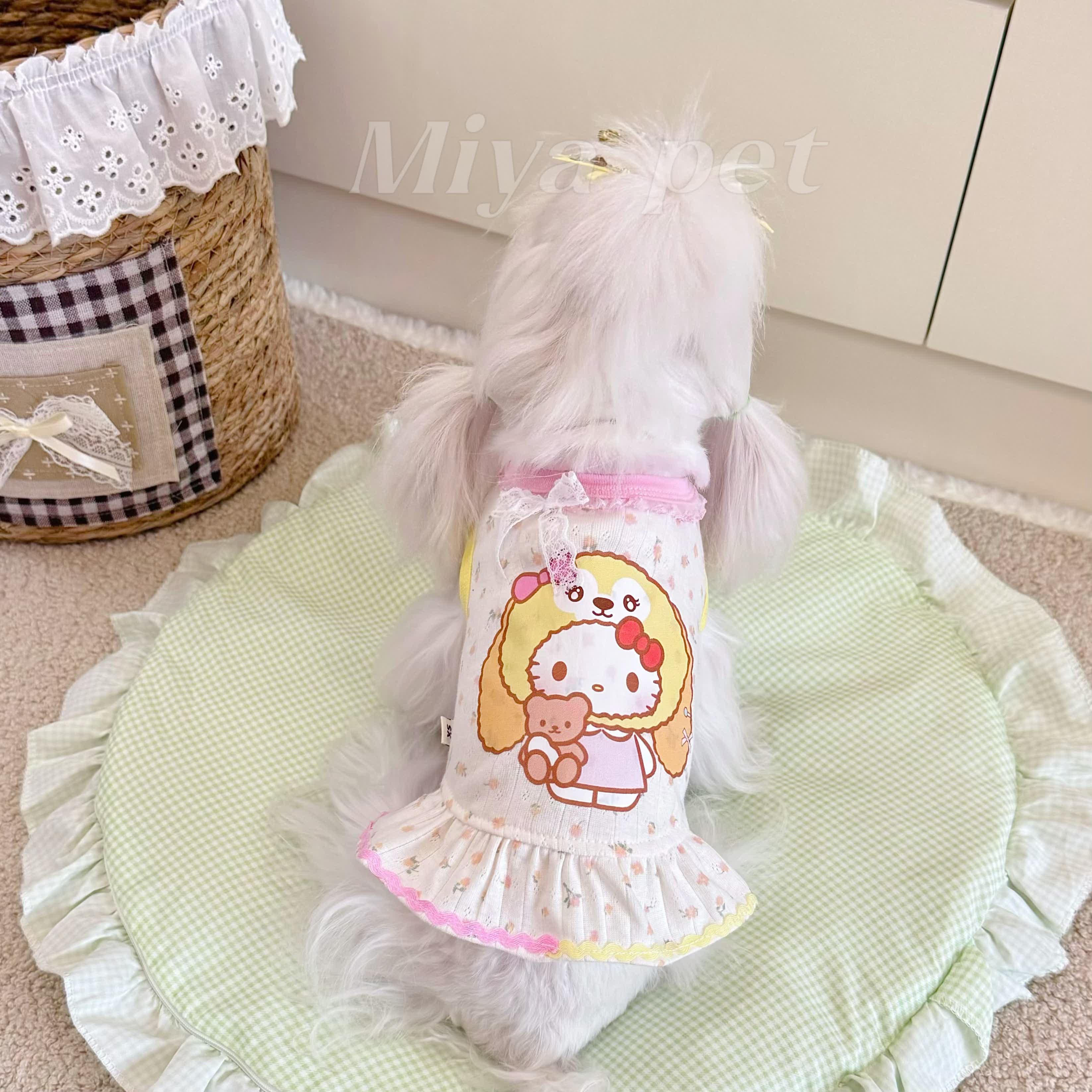 Dopamine Color Block Pet Dress Pet Dress Miya