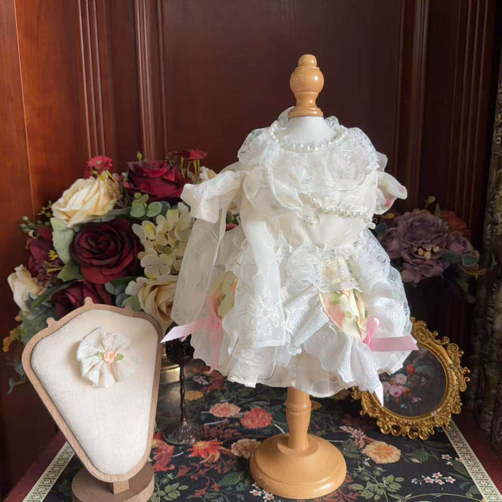 Amya - Pearl Collar Lolita Pet Dress Pet Dress Amya