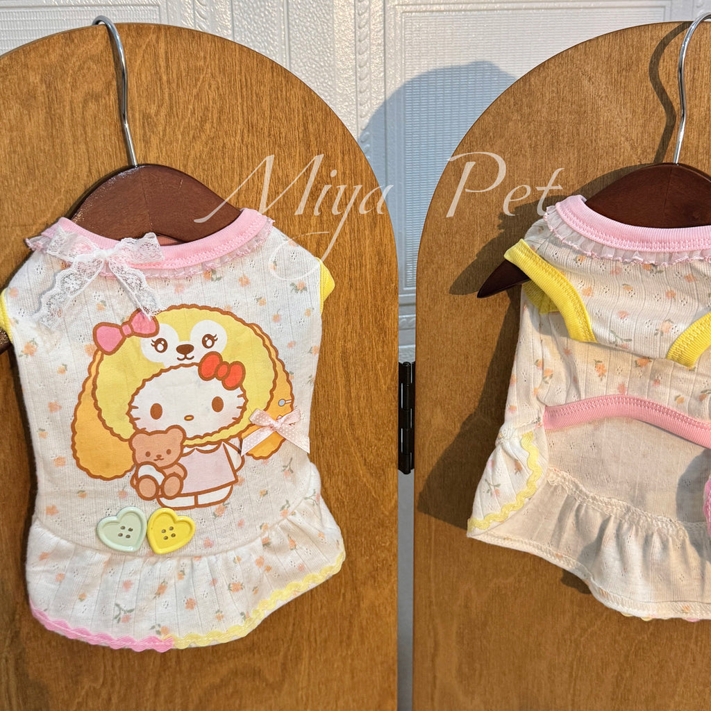 Dopamine Color Block Pet Dress Pet Dress Miya