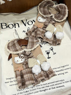 Earth Tone Peter Pan Collar Pet Dress Pet Dress Miya