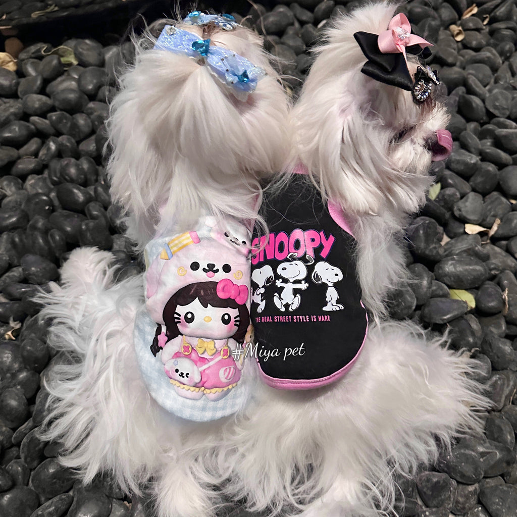 Cotton Printed Pet Tank Top Pet Top Miya