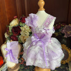 Amya - Lavender Sparkle Lolita Pet Dress Pet Dress Amya