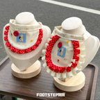 FOOTSTEP - Tomato Bear Two Styles Pet Bib Pet Bibs FOOTSTEP