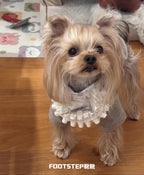 FOOTSTEP - Little Milk Bottle Cartoon Double Ruffle Pet Bib Pet Bibs FOOTSTEP