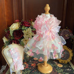 Amya - Pink Butterfly Lolita Pet Dress Pet Dress Amya