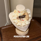 FOOTSTEP - Chubby Bear Handmade Ruffle Pet Bib Pet Bibs FOOTSTEP