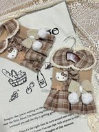Earth Tone Peter Pan Collar Pet Dress Pet Dress Miya