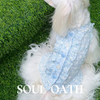 Cooling Summer Dog Shirt | Lightweight Anti-Shedding & Breathable Pet Clothes for Small Dogs Pet Dress SOUL OATH