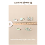Spring Floral Grooming Comb Clips for Small Dogs & Cats | Vintage Pet Hair Accessories Pet Hair Clip wumeiziwang