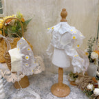 Amya - White Daisy Lolita Pet Dress Pet Dress Amya
