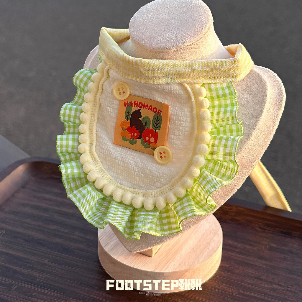 FOOTSTEP - Wildflower Handmade Pet Bib Pet Bibs FOOTSTEP