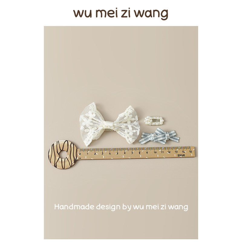 French Lace Grooming Comb Clips for Small Dogs & Cats | Elegant Pet Hair Accessories Pet Hair Clip wumeiziwang