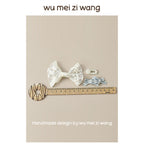 French Lace Grooming Comb Clips for Small Dogs & Cats | Elegant Pet Hair Accessories Pet Hair Clip wumeiziwang