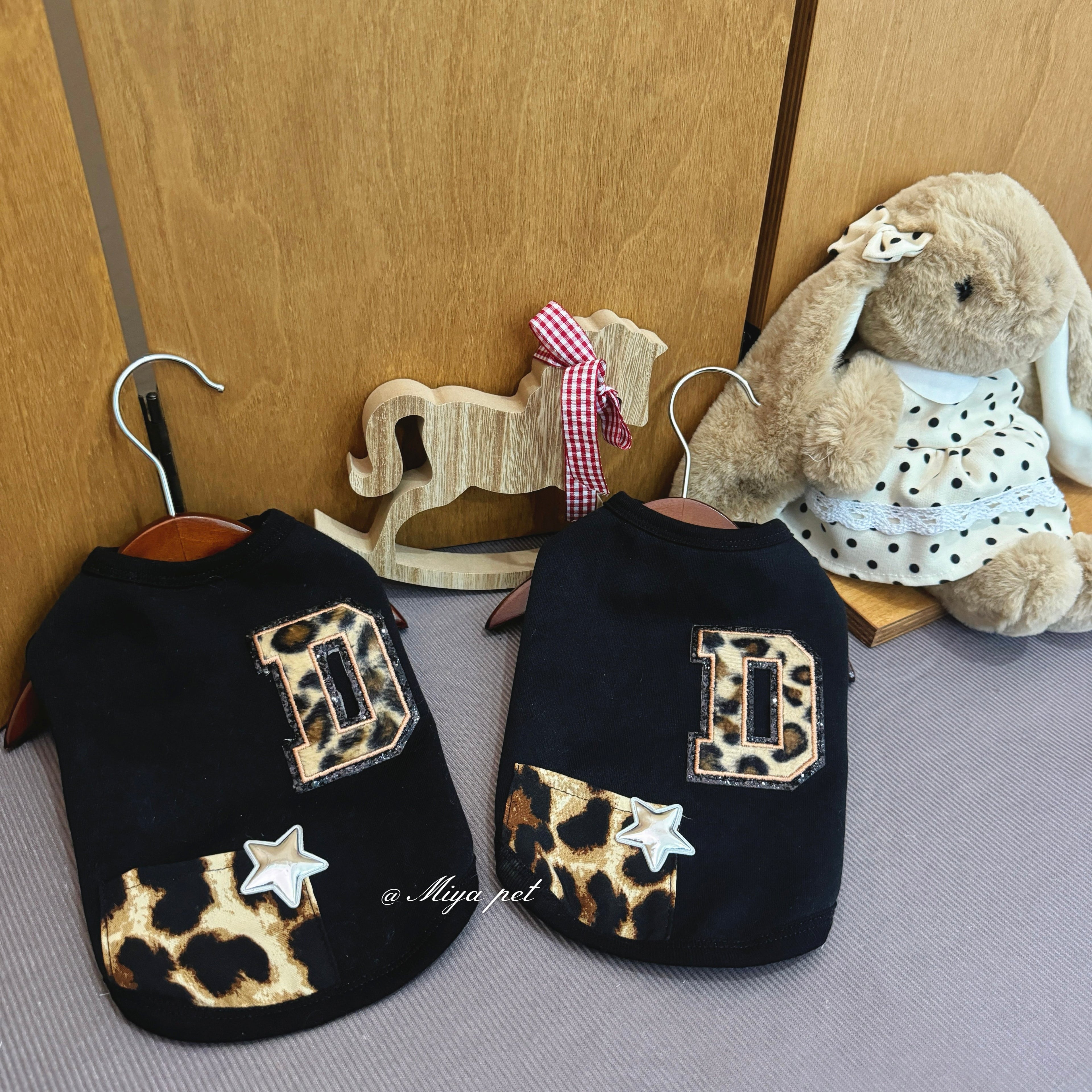 Leopard Print Streetwear Pet Outfit for Small Dogs & Cats Pet Top Miya