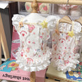 Cupcake Bear Print Lace Strap Pet Dress for Small Dogs & Cats Pet Dress Miya