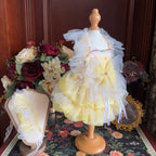 Amya - Pearl Rose Bow Lolita Pet Dress Pet Dress Amya