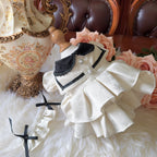 Amya - Ivory Collar Lolita Pet Dress Pet Dress Amya