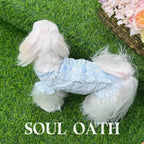 Cooling Summer Dog Shirt | Lightweight Anti-Shedding & Breathable Pet Clothes for Small Dogs Pet Dress SOUL OATH