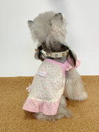 Floral Mesh Ruffle Pet Dress for Small Dogs & Cats Pet Dress Miya