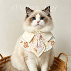 Cute Bear Print Pet Bib Pet Bibs Miya