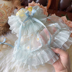 Amya - Mint Daisy Lolita Pet Dress Pet Dress Amya