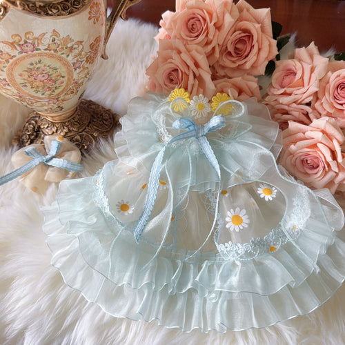 Amya - Mint Daisy Lolita Pet Dress Pet Dress Amya