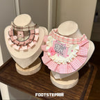 FOOTSTEP - Pretty Puppy Double Ruffle Pet Bib Pet Bibs FOOTSTEP