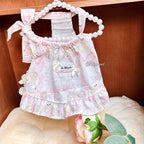 Monet Garden Print Cotton Pet Dress Pet Dress Miya