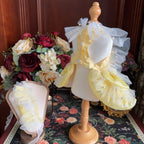 Amya - Pearl Rose Bow Lolita Pet Dress Pet Dress Amya