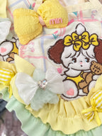 Pastel Cartoon Ruffle Camisole Pet Dress Pet Dress Miya