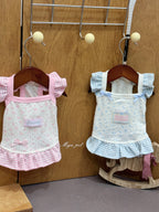 Floral Mesh Ruffle Pet Dress for Small Dogs & Cats Pet Dress Miya