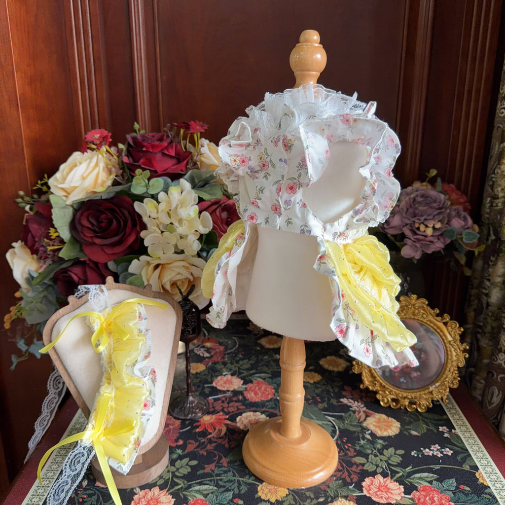 Amya - Pearl Bow Lolita Pet Dress Pet Dress Amya