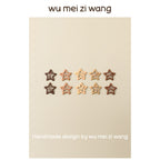 Korean Style Mini Hair Clips for Small Dogs & Cats | Cute Neutral Pet Hair Accessories Pet Hair Clip wumeiziwang Star