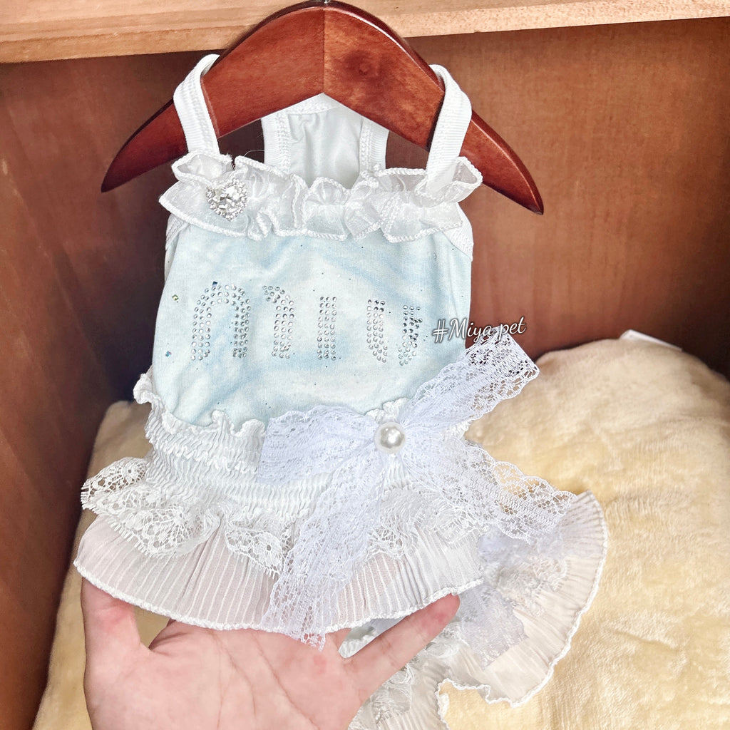 Rhinestone Camisole Pet Dress Pet Dress Miya