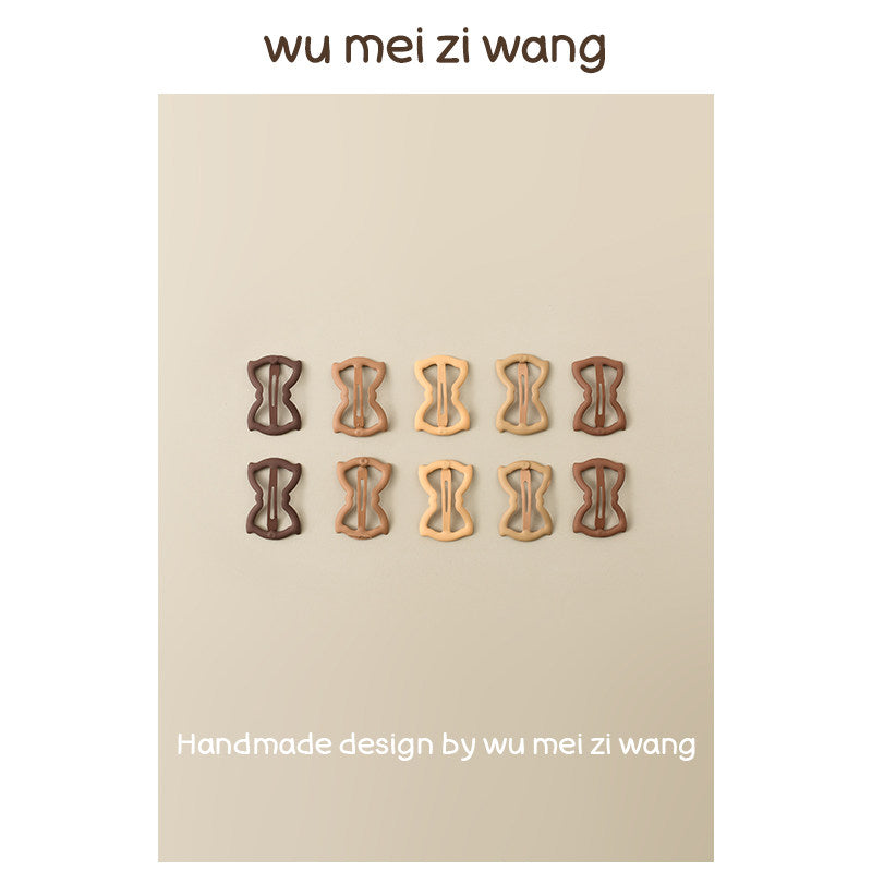 Korean Style Mini Hair Clips for Small Dogs & Cats | Cute Neutral Pet Hair Accessories Pet Hair Clip wumeiziwang Bow Tie