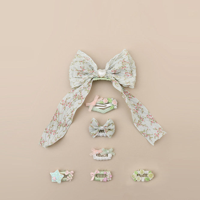 Spring Floral Grooming Comb Clips for Small Dogs & Cats | Vintage Pet Hair Accessories Pet Hair Clip wumeiziwang All Approximately 2.3 cm / 0.91 in